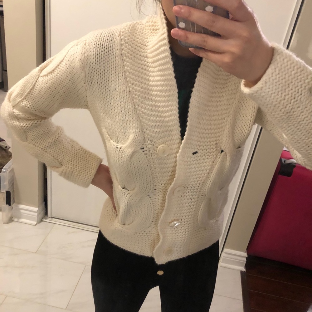 Eddie Bauer hand-knit sweater